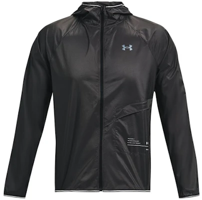 Chaqueta Negra Transpirable de Running con Capucha de Under Armour. 1326597-010 Buy Chaqueta Negra Transpirable de Running con Capucha de Under Armour. 1326597-010
