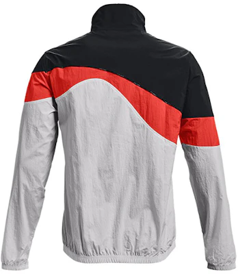 Under Armour 黑色拼接織布Logo外套 休閒運動外套 1366219-001 Lookbook Under Armour 黑色拼接織布Logo外套 休閒運動外套 1366219-001