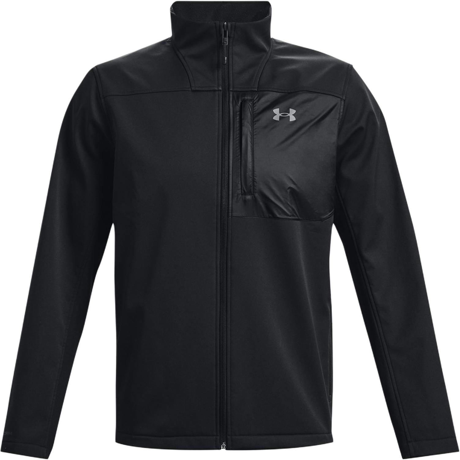 Under Armour Black Colorblock Zip Training Jacket with Multiple Pockets 1371586-001