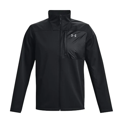 Under Armour Black Colorblock Zip Training Jacket with Multiple Pockets 1371586-001