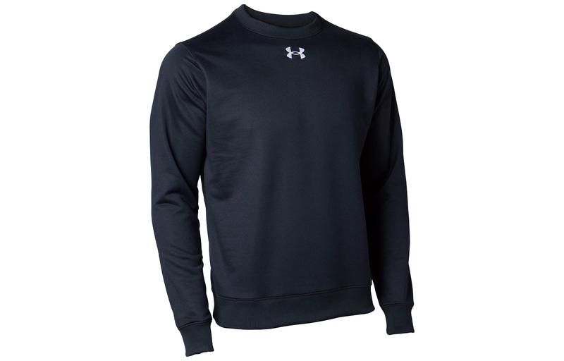 Under Armour Black Crewneck Fit Pullover Long Sleeve Sweatshirt 1375827-001