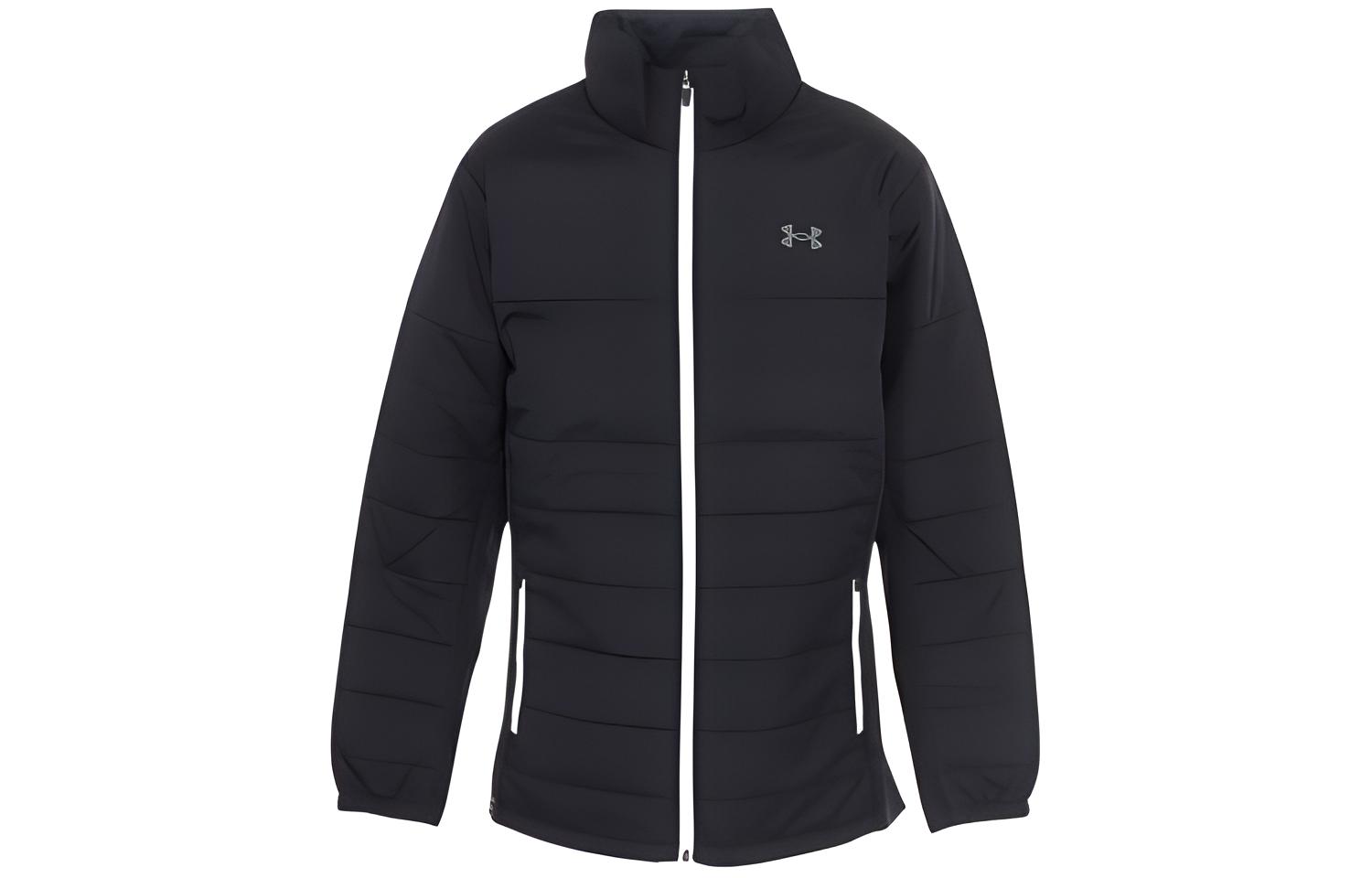 Under Armour Black Fitted Zip-Up High-Neck Jacket 1381257-001