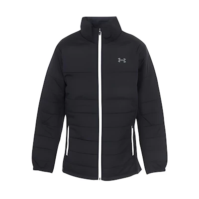 Under Armour Black Fitted Zip-Up High-Neck Jacket 1381257-001
