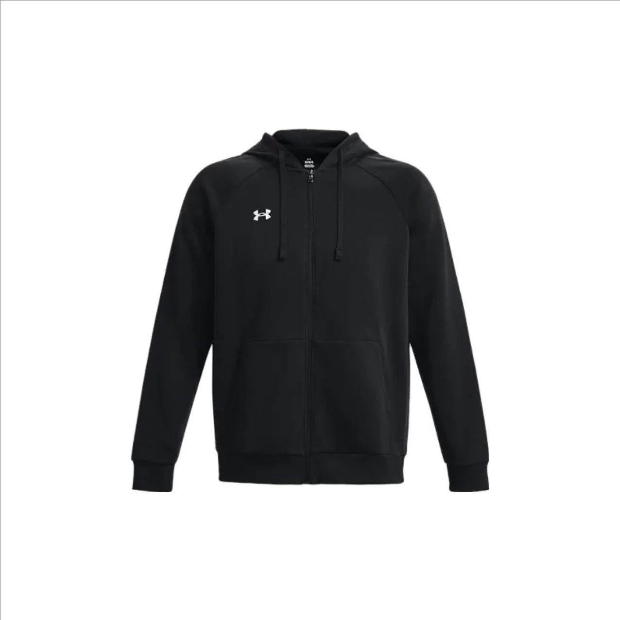 Lookbook Under Armour Hoodie Hitam Fleece Ber-Resleting dengan Hadiah Kalung 1379767-001