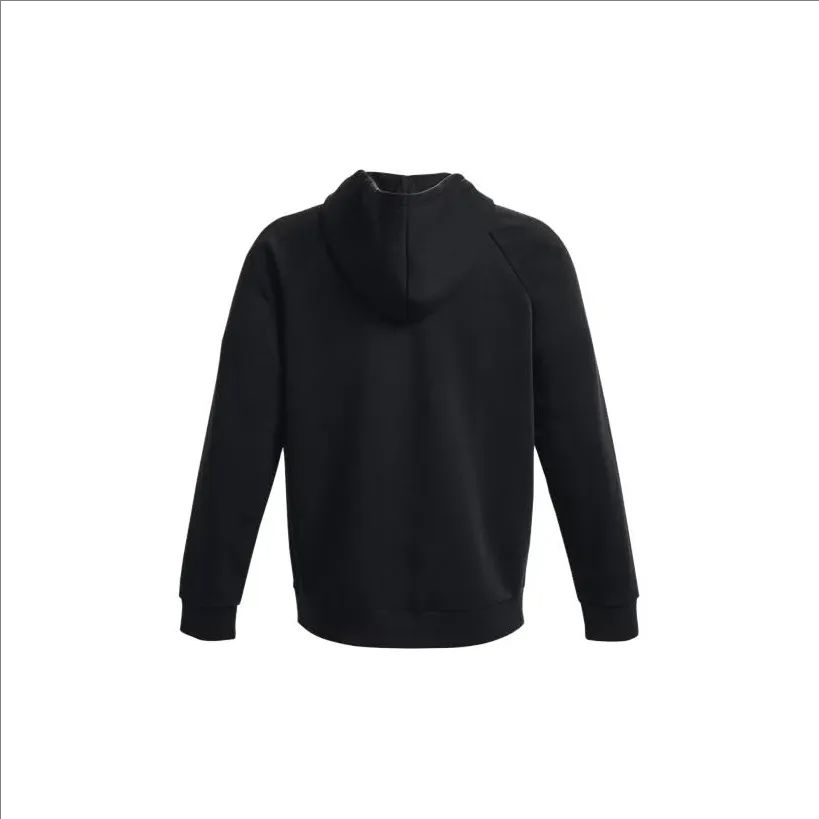 Shop Under Armour Hoodie Hitam Fleece Ber-Resleting dengan Hadiah Kalung 1379767-001