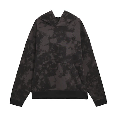 Under Armour Black Grey Tie-Dye Loose Fit Hoodie 1380326-010