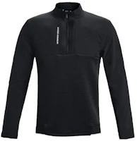 Under Armour Black Half-Zip Pullover with Logo Print 1373409-001 Under Armour Black Half-Zip Pullover with Logo Print 1373409-001