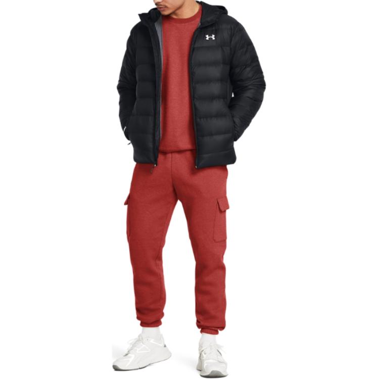 Purchase Under Armour 黑色連帽羽絨外套 印花logo 1385837-001