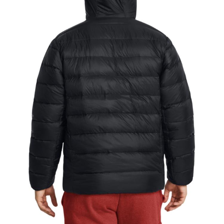 Details for Under Armour 黑色連帽羽絨外套 印花logo 1385837-001
