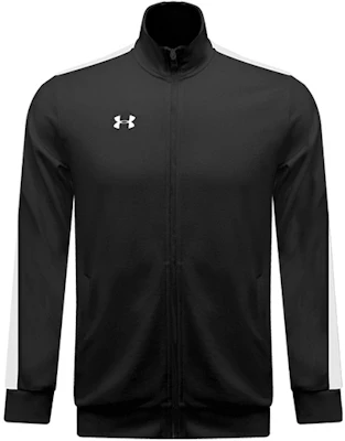 Under Armour Black Knit Sports Jacket with Logo Print and Colorblock Design 21500440-001 Buy Under Armour Black Knit Sports Jacket with Logo Print and Colorblock Design 21500440-001