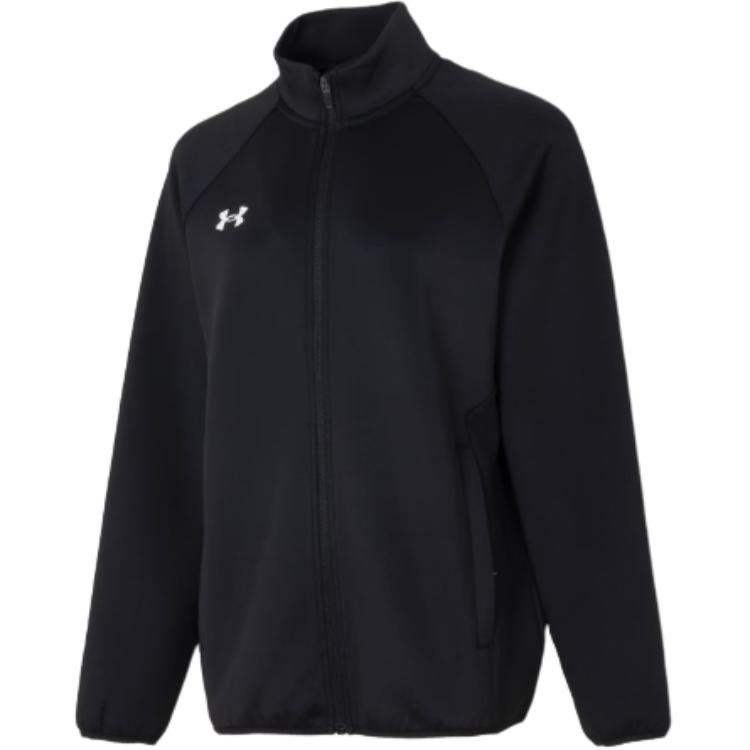 Under Armour Black Knit Track Jacket for Fitness & Casual Unisex 24600406-001