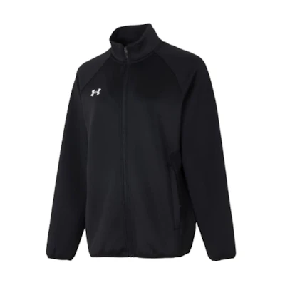 Under Armour Black Knit Track Jacket for Fitness & Casual Unisex 24600406-001