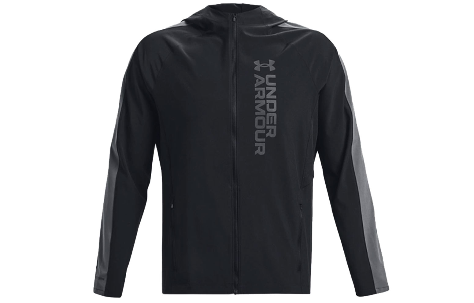 Under Armour Black Outdoor Sports Jacket with Letter Print Design 1377486-001