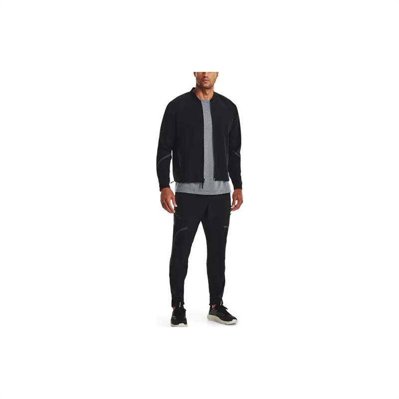 Details for Under Armour 黑色戶外運動拉鍊夾克附Logo設計（贈項鍊） 1377170-001