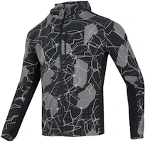 Under Armour Black Printed Windbreaker Jacket - Breathable & Casual 1322505-001 Under Armour Black Printed Windbreaker Jacket - Breathable & Casual 1322505-001