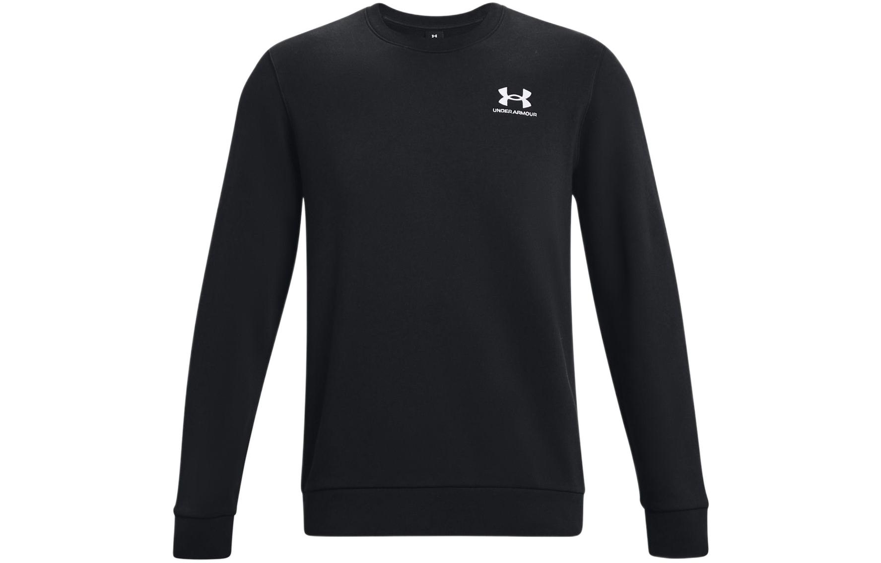 Under Armour Black Pullover Hoodie with Solid Logo Print 1374250-001