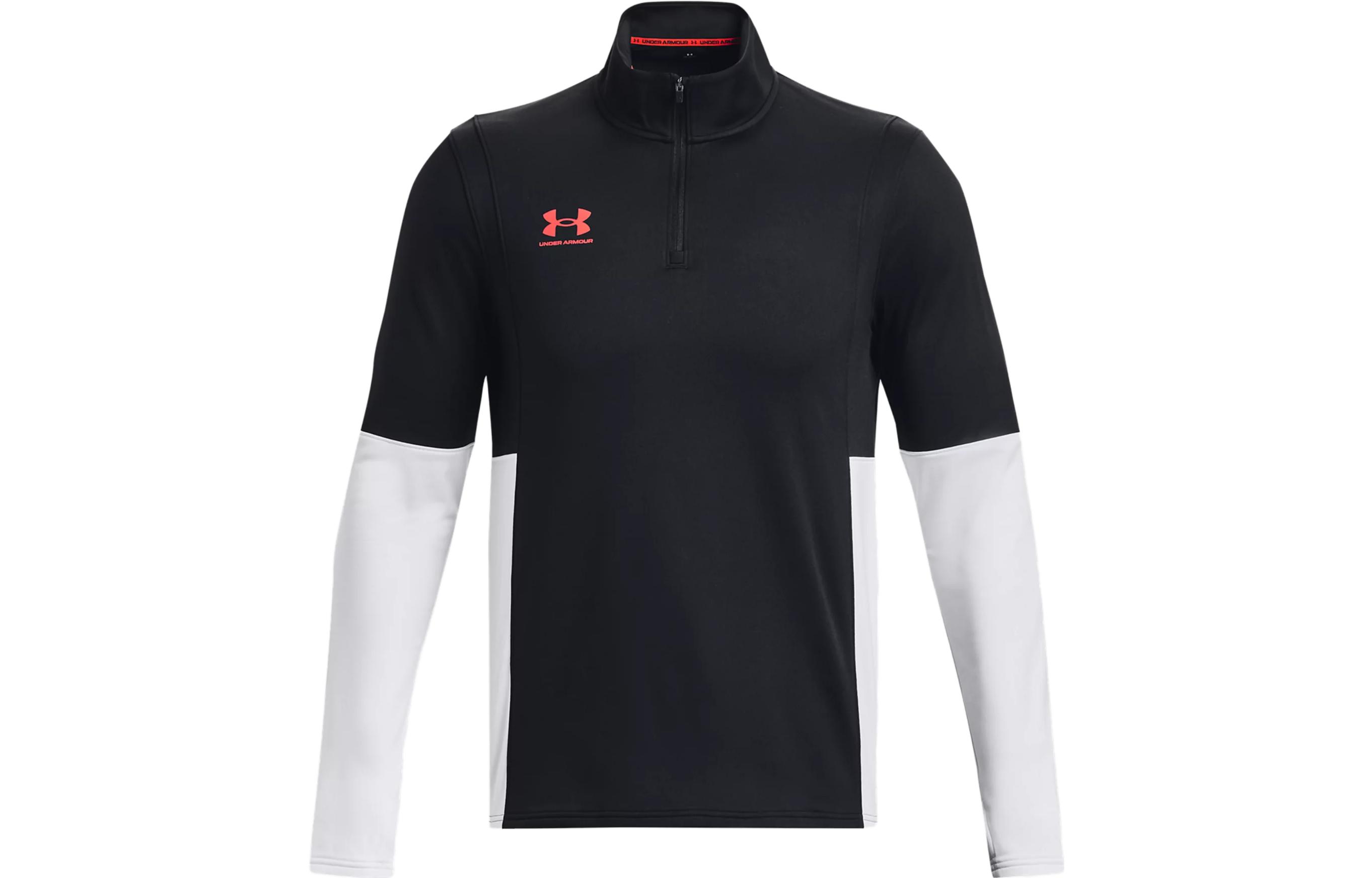 Under Armour Black Quarter-Zip Pullover Sweatshirt Long Sleeve 1379588-003