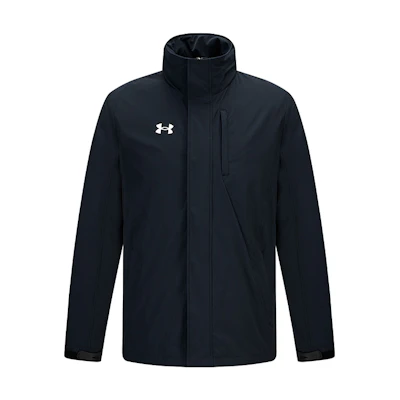 Under Armour Black Solid Logo Hooded Training Jacket 21600409-001