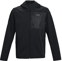 Under Armour Black Solid Logo Zip-Up Hoodie Jacket 1371587-001 Under Armour Black Solid Logo Zip-Up Hoodie Jacket 1371587-001