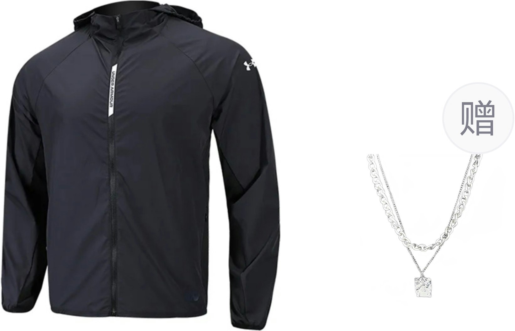 under-armour-black-stretch-logo-sports-jacket-unisex-with-necklace-22500405-001