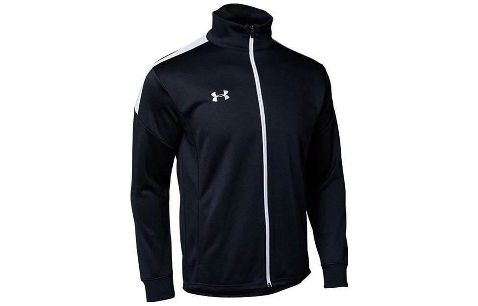 Under Armour Black Striped Quarter-Zip Jacket 1364992-001