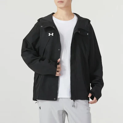 Under Armour Hitam Team Series Hoodie Jaket untuk Latihan dan Lari 23600401-001 Shop Under Armour Hitam Team Series Hoodie Jaket untuk Latihan dan Lari 23600401-001