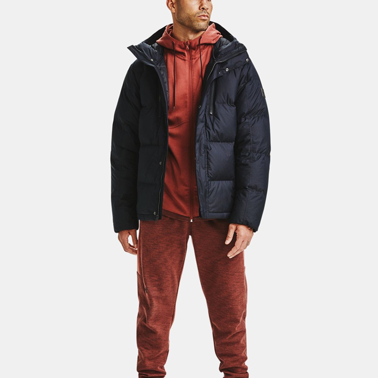 Details for Under Armour Jaket Thermal Hitam Olahraga Down 1355853-001