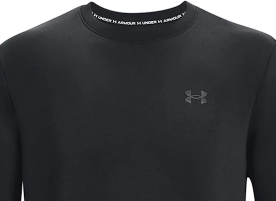 Under Armour 黑色中性圓領襪衫 - 簡約舒適附贈禮袋 1381688-001 Details for Under Armour 黑色中性圓領襪衫 - 簡約舒適附贈禮袋 1381688-001