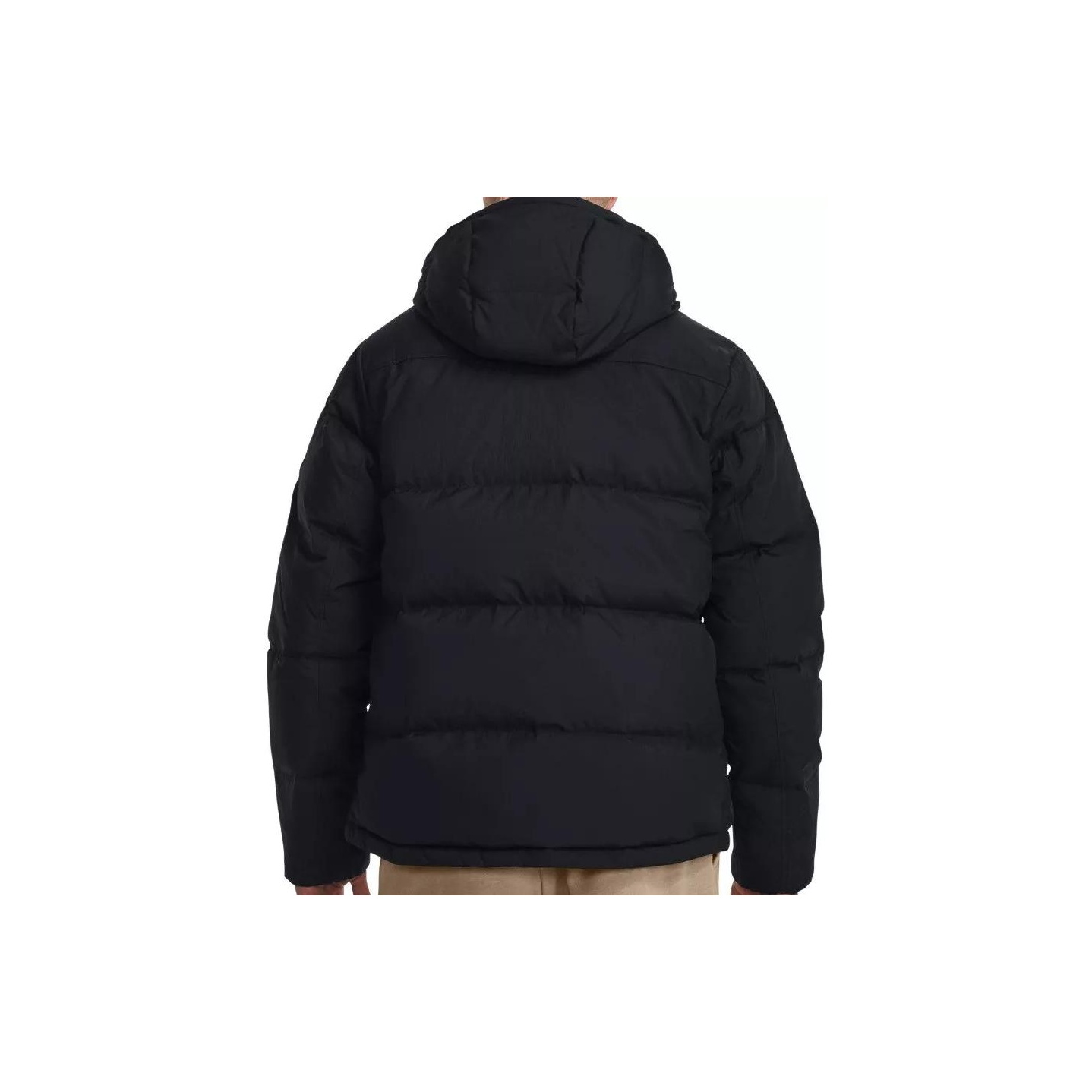 Purchase Under Armour Black Unisex Hooded Down Jacket - Simple, Warm, Comfortable + Necklace 1378830-001（）