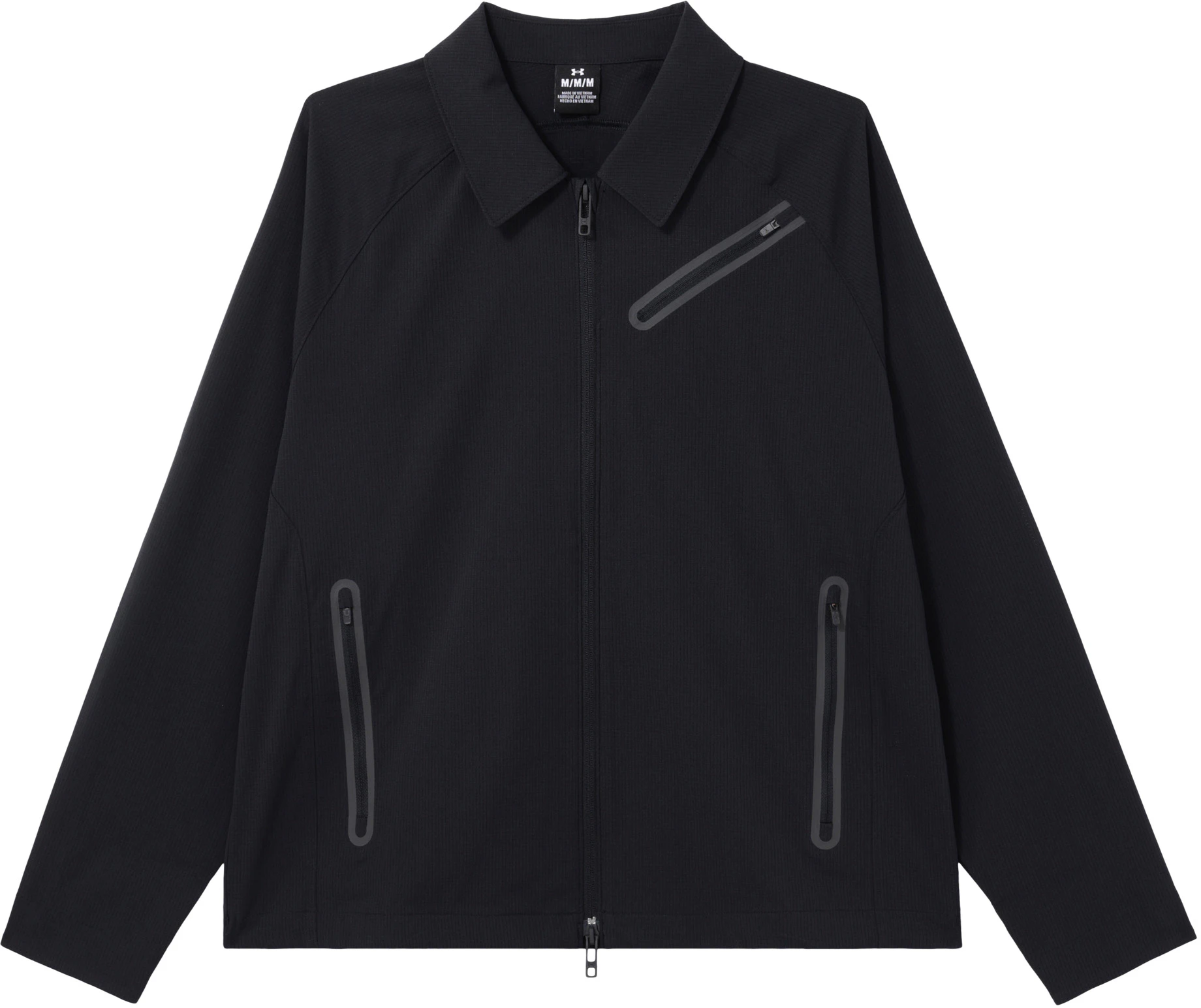 under-armour-black-vintage-full-zip-polo-collar-jacket-1383029-001