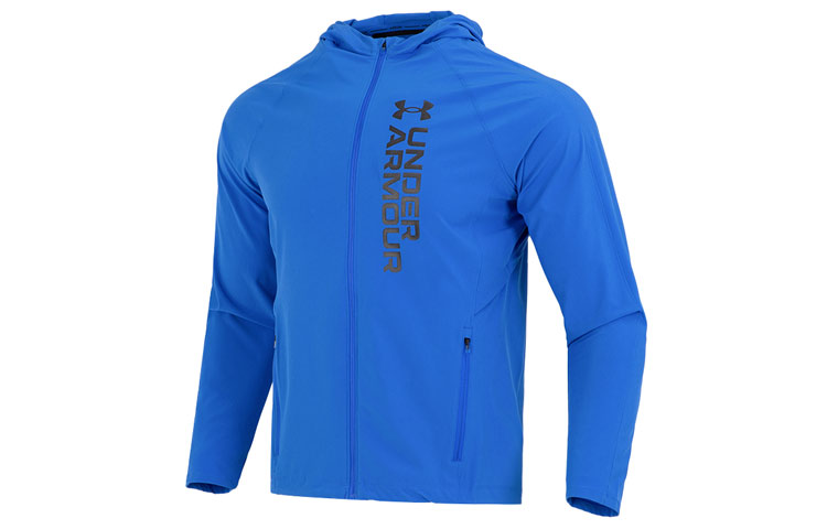 Under Armour Blue Pullover Hoodie Jacket with Logo 1361502-486
