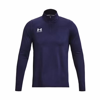 Under Armour Blue Slim-Fit Mock Neck Long-Sleeve Sweatshirt 1379588-001
