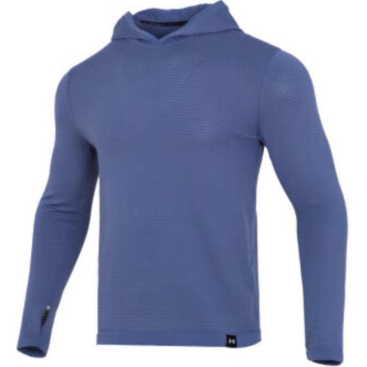 Under Armour Blue Solid Color Gym Training Hoodie 1375075-767