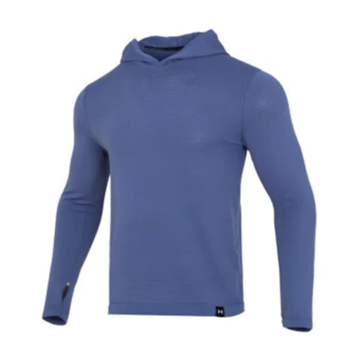 Under Armour Blue Solid Color Gym Training Hoodie 1375075-767