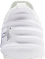 Cheap UA blur2 MCスエード 白/メタリックシルバー 3027978-101