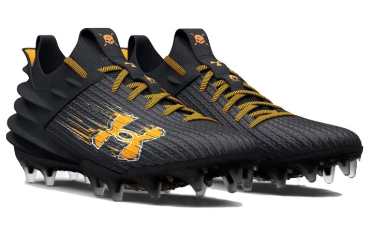 Lookbook Under Armour Blur Smoke 2.0 MC 'Hitam Emas Steeltown' 3026330-002