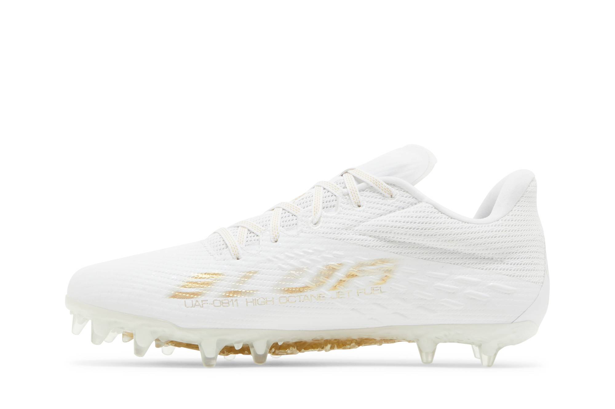 Lookbook Under Armour Blur Smoke 'Putih Emas Metalik' 3024015-105