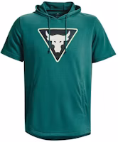 Under Armour Bulls Graphic Green Short Sleeve Hoodie for Men. 1378019-722