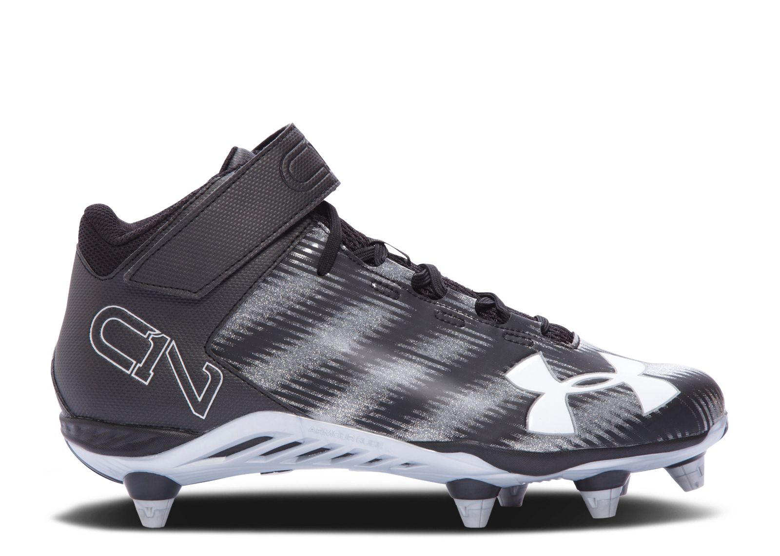 Under Armour C1N Mid Wide 'Black Metallic Silver' 1275483-001