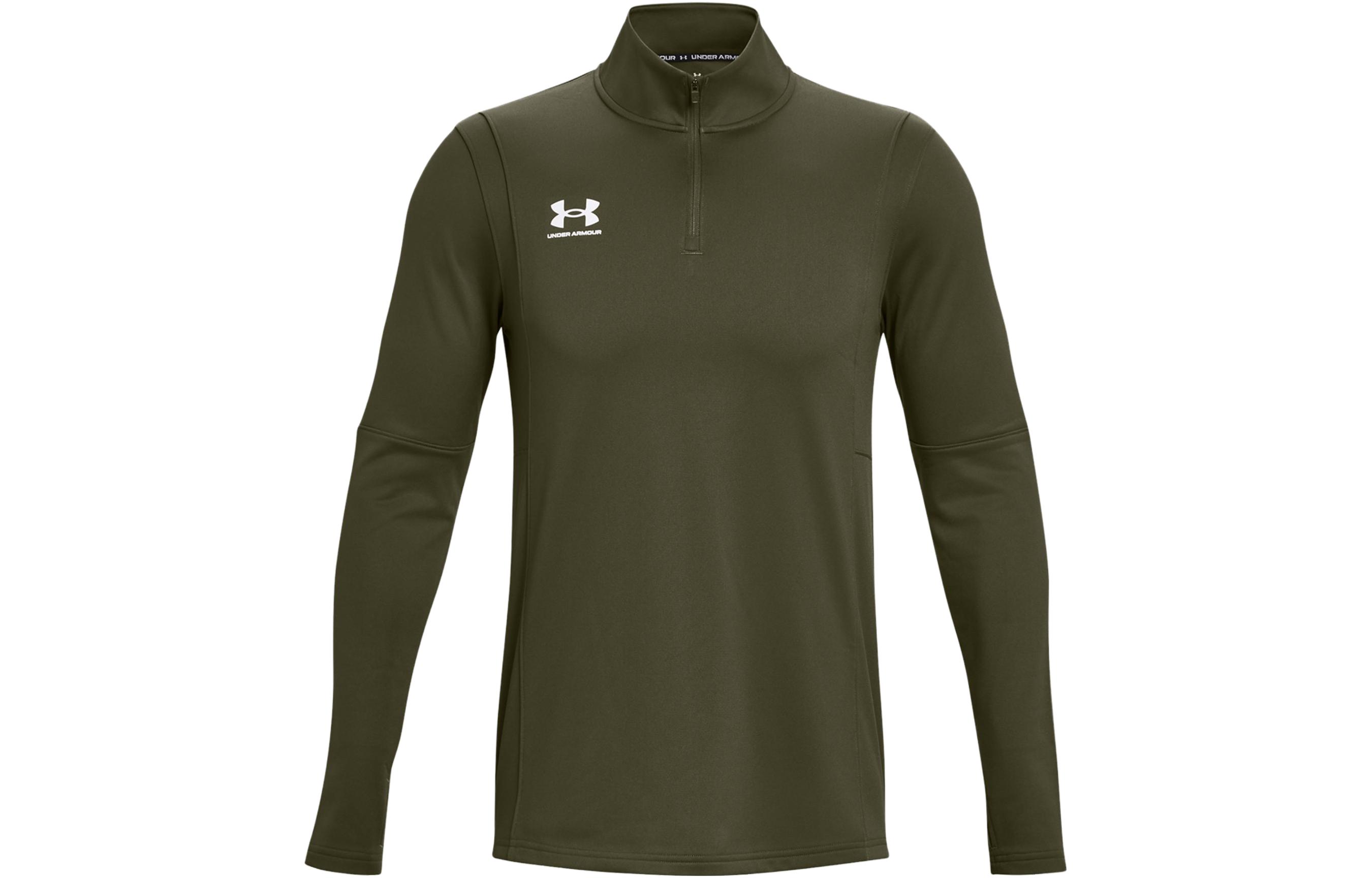 Under Armour Challenger Midlayer Sweat-Wicking Pullover Hoodie Men’s Green 1379588-390