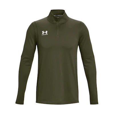 Under Armour Challenger Midlayer Sweat-Wicking Pullover Hoodie Men’s Green 1379588-390