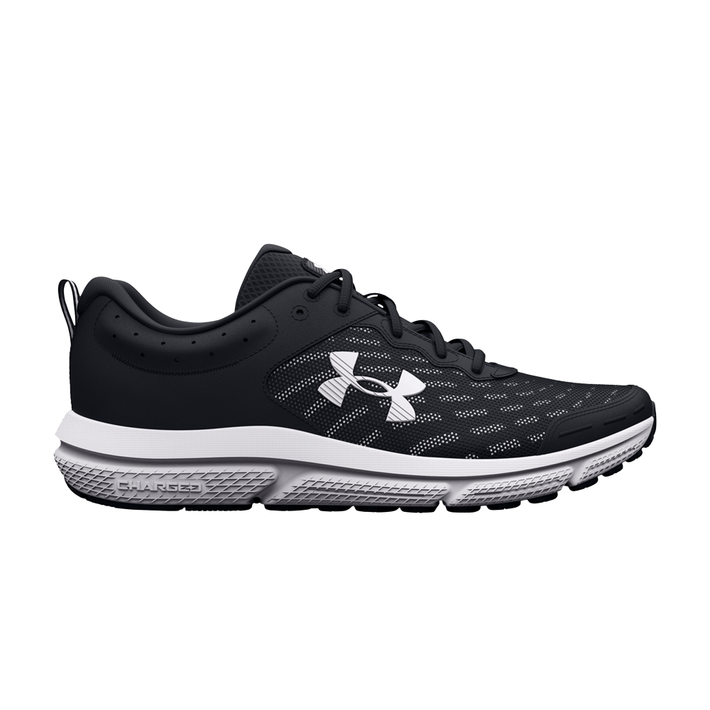 Buy Under Armour Charged Assert 10 4E Lebar 'Hitam Putih' 3026176-001