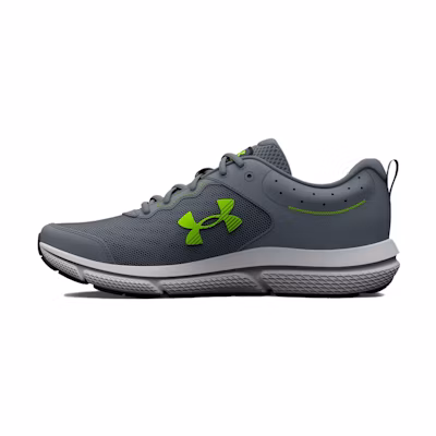 UA Charged Assert 10 4E Wide 'Gravel Lime Surge'