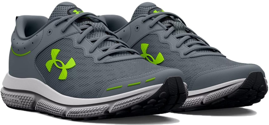 언더아머 차지드 어썰트 10 4E 와이드 '그래블 라임 서지' (79 characters) 3026176-101 Lookbook 언더아머 차지드 어썰트 10 4E 와이드 '그래블 라임 서지' (79 characters) 3026176-101