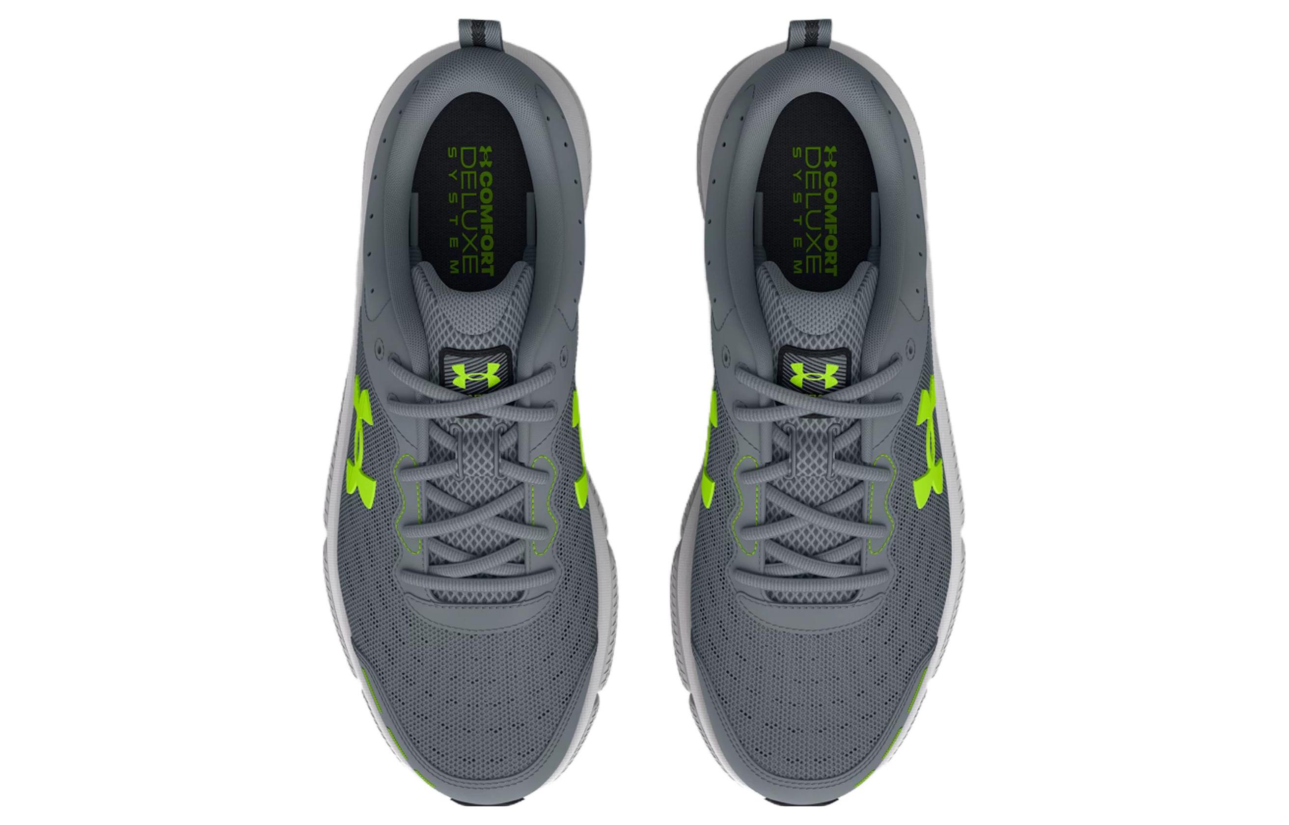 Shop UAチャージドアサート10 4Eワイド (グレーベルライムサージ) 3026176-101