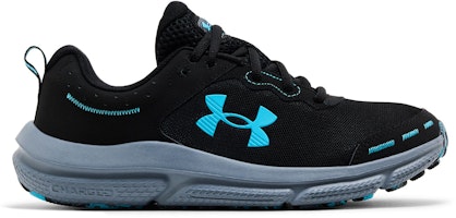 Under Armour Charged Assert 10 'Black Blue Surf' 3026175-003 Under Armour Charged Assert 10 'Black Blue Surf' 3026175-003