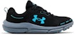 Under Armour Charged Assert 10 'Hitam Biru Surf' 3026175-003