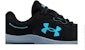 Under Armour Charged Assert 10 'Hitam Biru Surf' 3026175-003