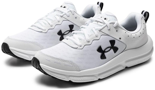Under Armour Charged Assert 10 舒適 減震透氣輕便 低幫 跑步鞋 男款 白色 Order Under Armour Charged Assert 10 舒適 減震透氣輕便 低幫 跑步鞋 男款 白色