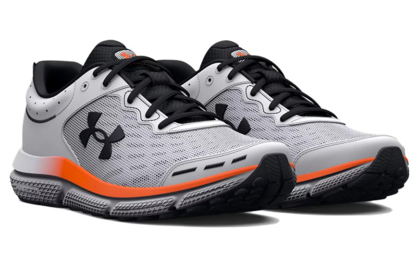 Shop Under Armour Charged Assert 10 "Bianco Nero Arancione" 3026175-101